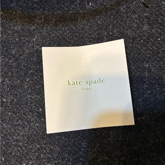 Kate Spade Charcoal Bag with Floral Interior - Picture 9 of 12